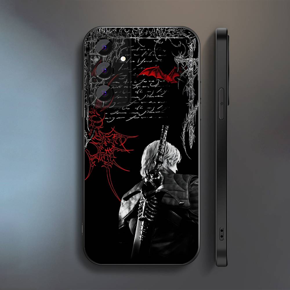 Dante D-Devil M-May Cry D-DMC2 Phone Case For Samsung S 25,24,23,22,30,21,10,9,Ultra,Plus,Lite,FE,4,5 G Soft Black Case