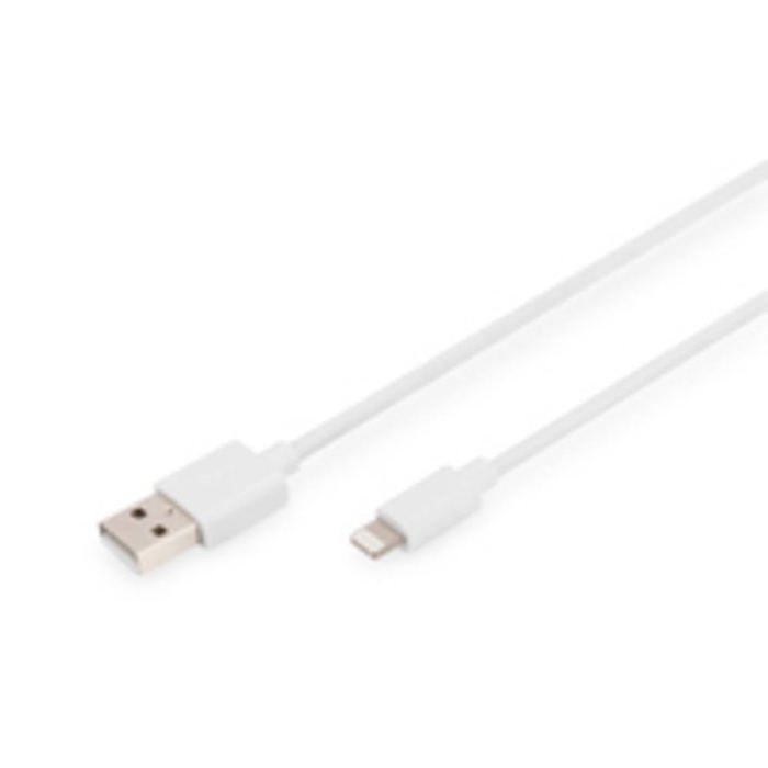 Mobile Phone Digitus, Apple iPad/iPhone/iPod, Computer, Laptop Charging Cable [1x USB-A - 1x L