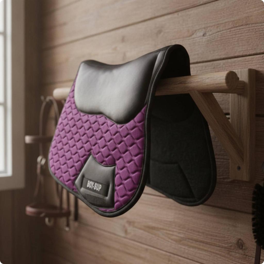 Sweat-Management Endurance Saddle Pad Shock-Absorbing with Quilted