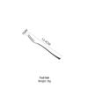 ZISIZ Mirror Finish 304 Stainless Steel Dessert Spoon Set