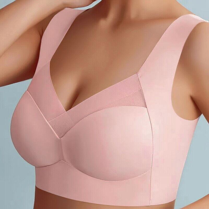 Pohodlná dámska bezšvová push up podprsenka Stretch Pohodlná tvarovaná vesta Crop Top Šport