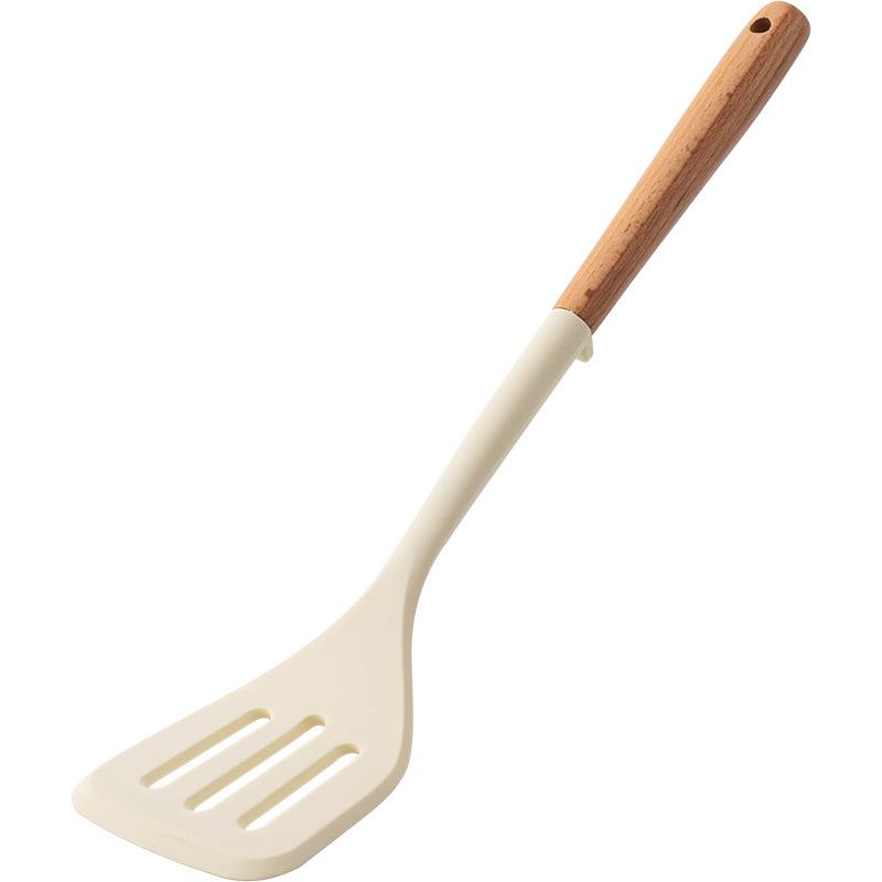 Food-Grade Silicone Cooking Tools: Stirring Spatula & Soup Ladle Set
