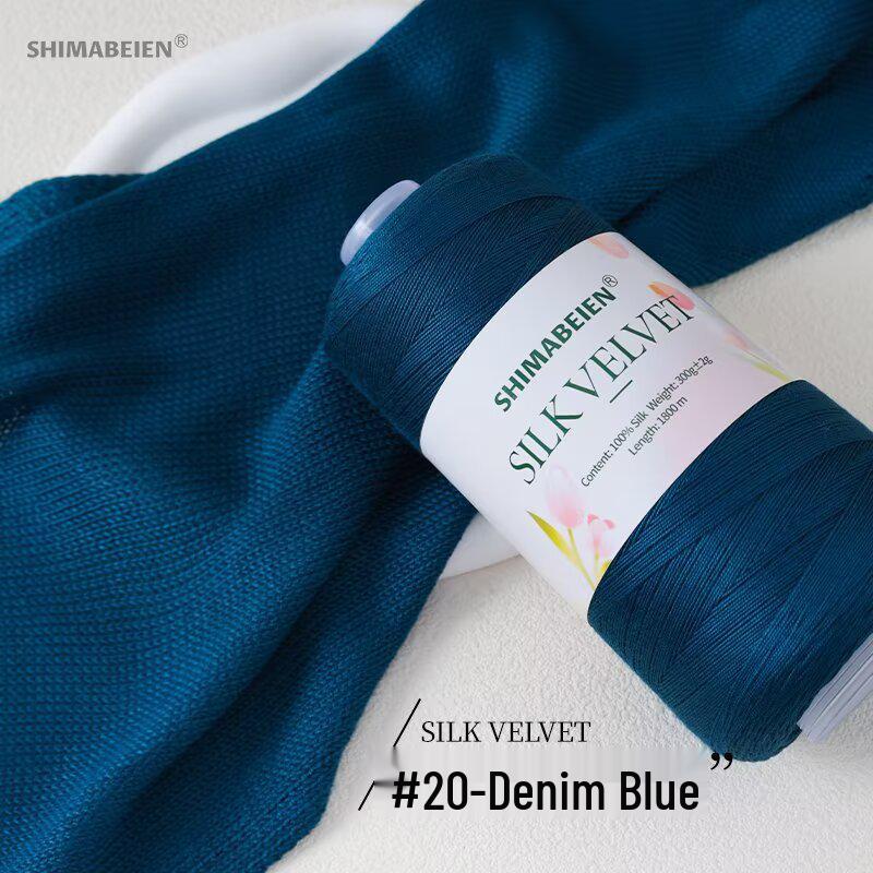 Tulip Silk Cotton Lyocell Yarn - DIY Knitting & Crochet for Vests, Blankets & Shawls