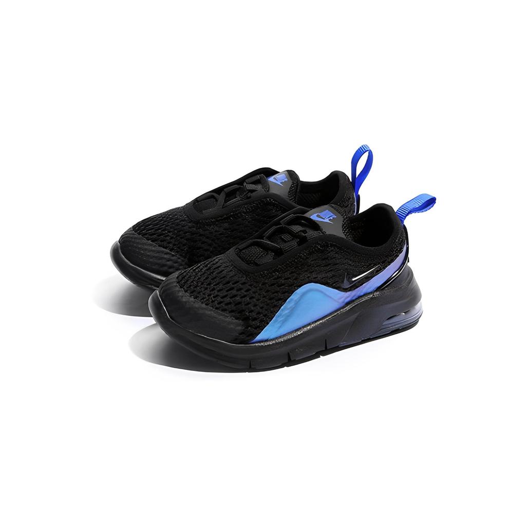 Nike Air Max Motion 2 Durable Non-Slip Low-Top Running Shoes Baby Sneaker Black Blue AQ2744-005