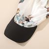 New Fashion Retro Printed Headscarf Headband Baseball Cap Sunshade Outdoor Camping Peaked Cap