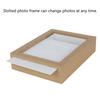 Cornice Foto 3D Goffrata Illuminata Con Pannello Luce LED Espositore Cornice per Foto Pannello Foto Intercambiabile