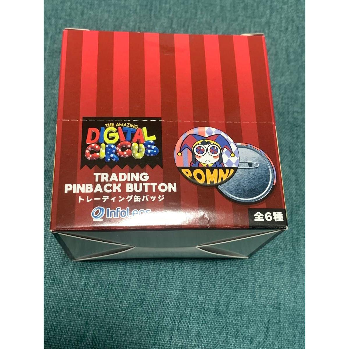 Used THE AMAZING DIGITAL CIRCUS Trading Can Badge Pomni Complete Set