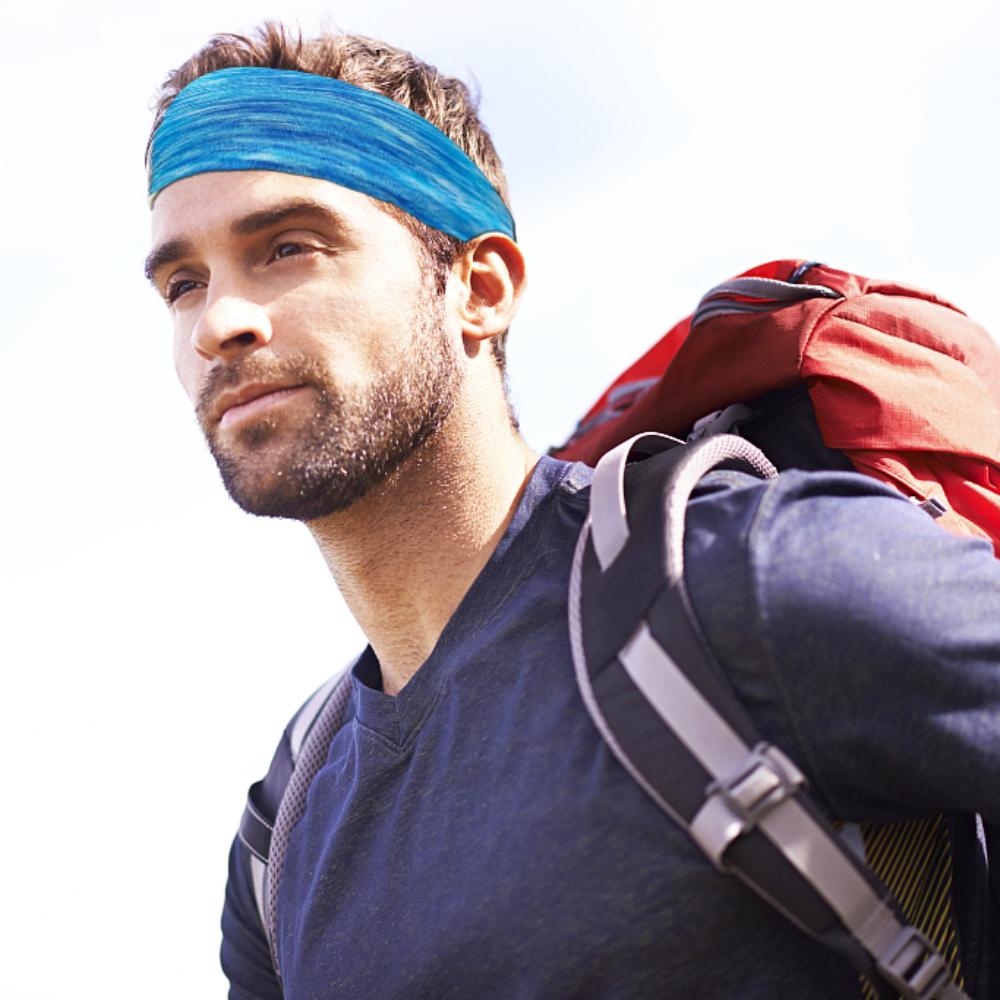 Sweatband for Men Women Elastic Sport Hairbands Head Band Yoga Headbands Headwear Headwrap Sport Workout Hair Accessories