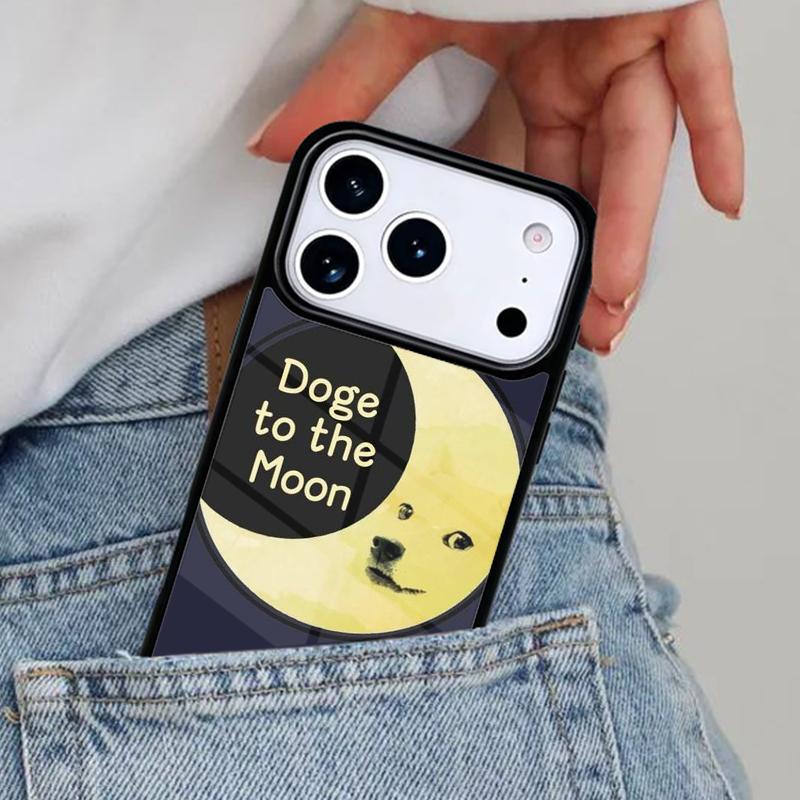 Doge Meme Kabosu Cute Funny Phone Case for iPhone 16e 15 14 13 12 17 Pro Max Plus Air 17pro Cover Coque