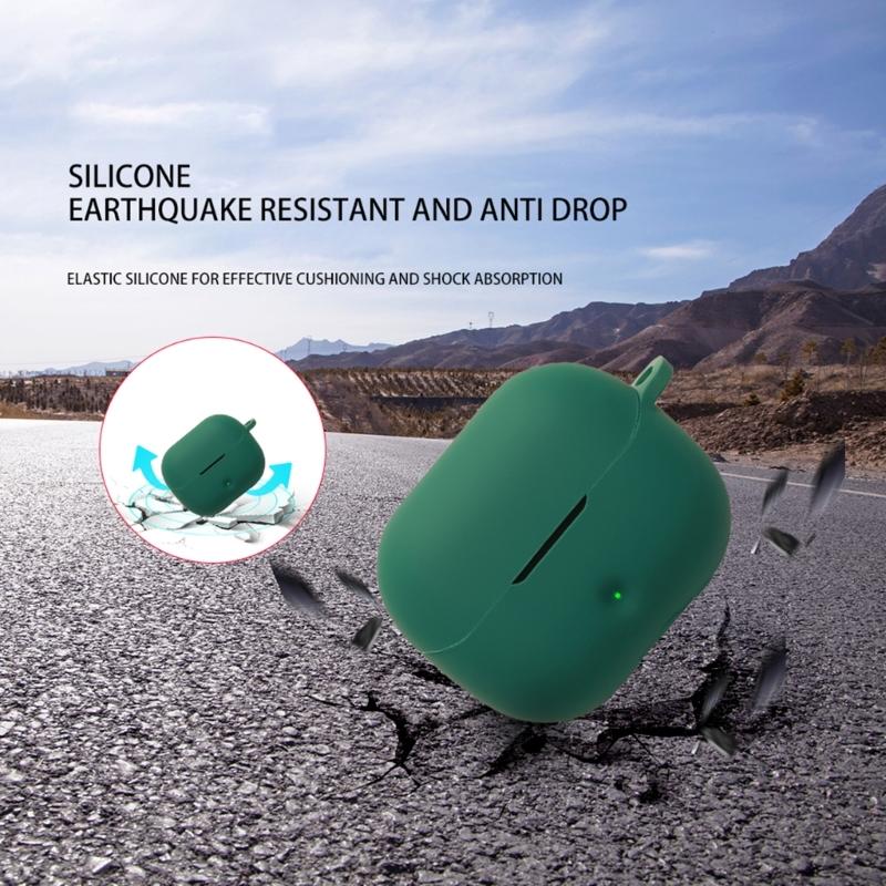 Soft Silicone Case Cover for Dedicated Earphone Case Secure Grip Easy Access Scratches Resistant Housing Skin