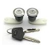 2 PCS Car Door Lock Cylinder+2 Keys F2TZ1522050A F4TZ1522050B 5090051-01 For Ford F-150 F-250 F-350 Mercury