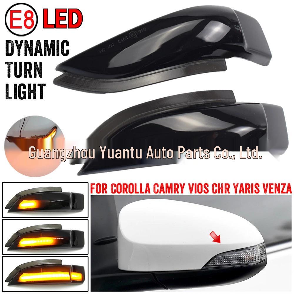 Sequential Turn Signal Rearview Mirror Indicator for Toyota Camry, CHR, Corolla, Yaris Cars