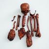 Halloween Skeleton Bone Props Set 14pcs PE Fake Human Bones Haunted House Bar Party Decor