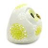 Kutani Ware Ball Owl (yellow) Pottery