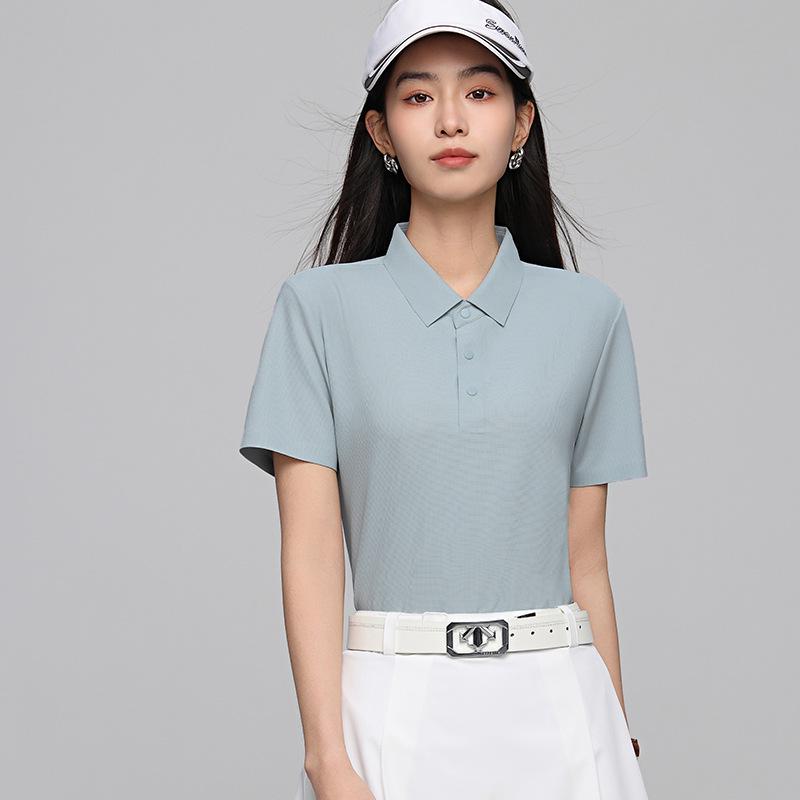 2026 Waffle Knit Polo Shirt: Customizable Short Sleeve Workwear with Cooling Fabric Large