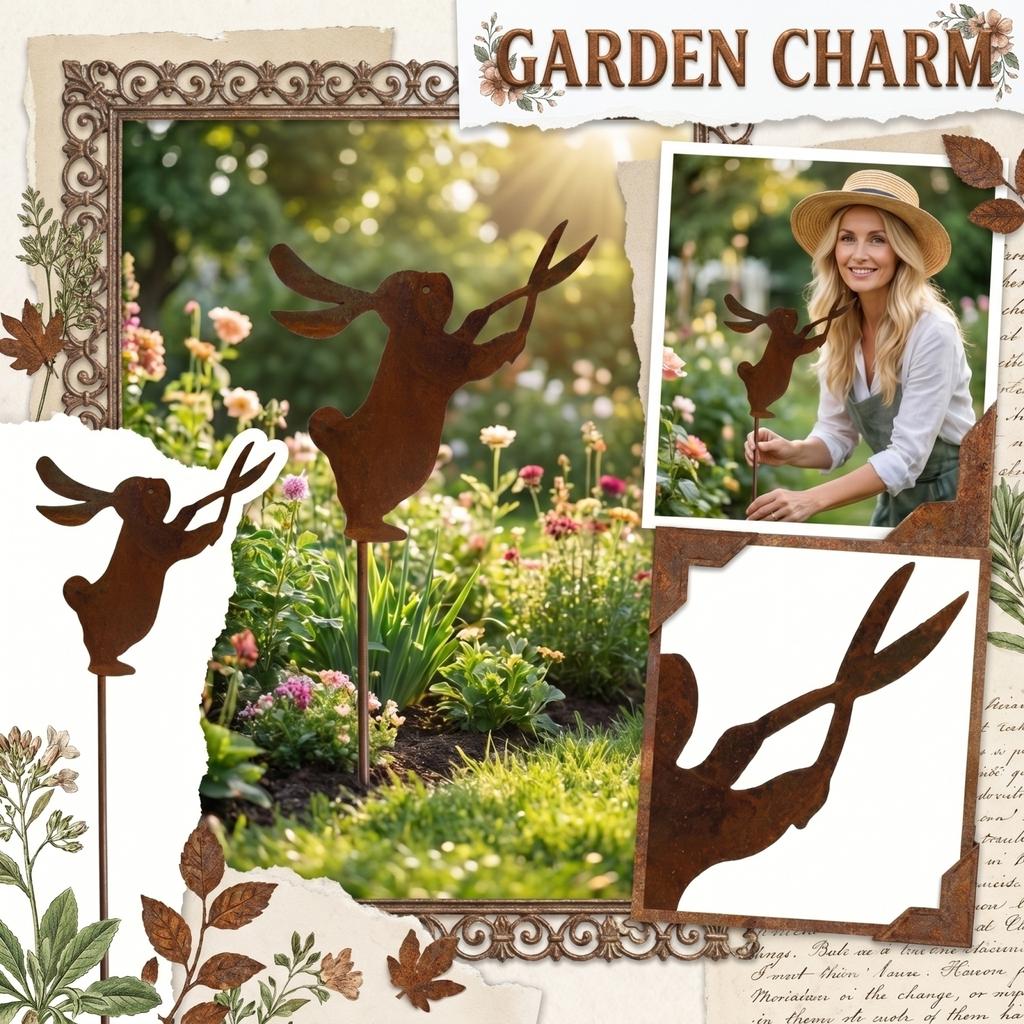 Garden Fashion Ornaments Iron And Metal Creative Ornaments