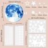 Glow In The Dark Moon And Star Wall Stickers For Kids Bedroom Living Room Decor Luminous Wall Decals Children's Room Wall Art Night Sky Stickers