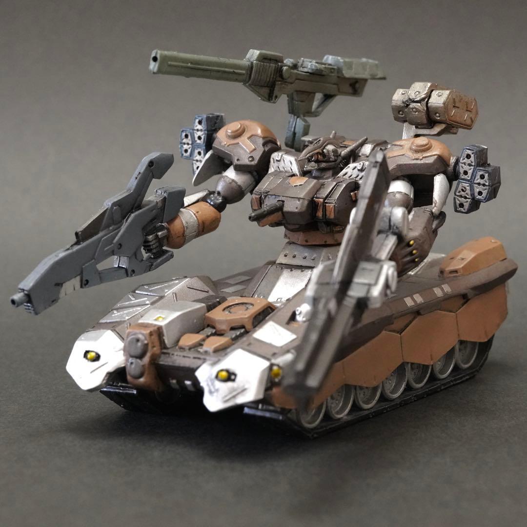 Used Armored Core Iron L-OW75 Brown One Coin Figure Plastic Model