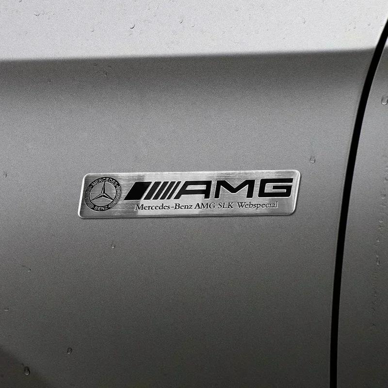 3D Metal Emblemer Bil Styling Klistermærker Decals Tilbehør Til Mercedes Benz W204 W205 W212 W213 W221 W177 W246 GLA GLC CLA A S Klasse