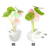 Lotus Leaf Water Grass Colorful Little Night Light 3D Light LED Mushroom Night Lights Floral Lamp