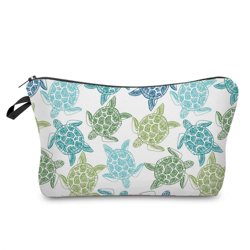 

Женская косметичка с принтом ракушек, органайзер для туалетных принадлежностей, дорожный кейс для хранения 6444