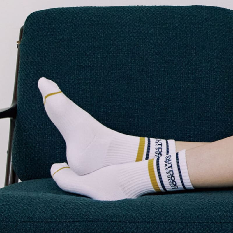 OUTDOOR PRODUCTS Record Double Cushion Crew 5-Pack