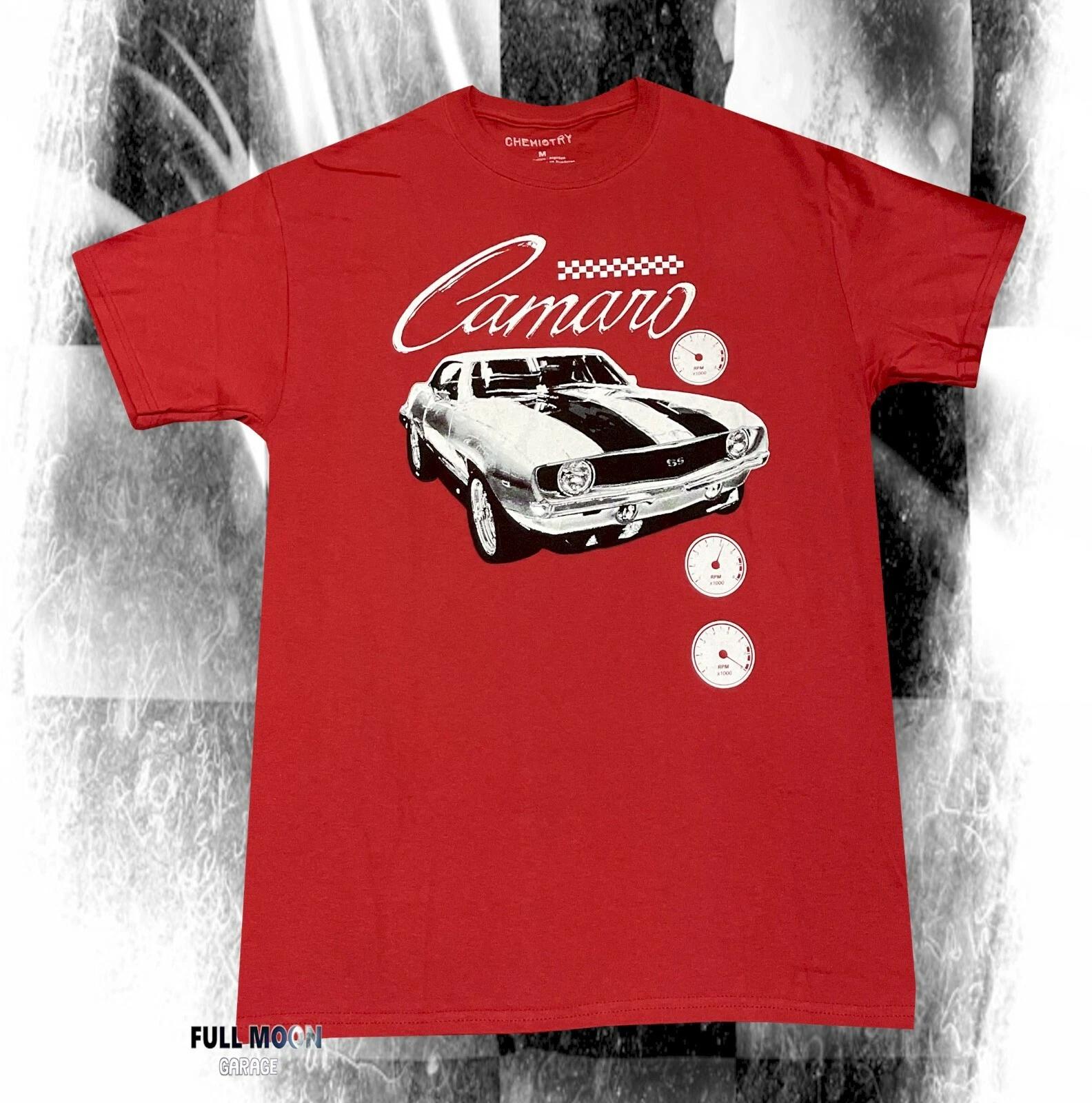 New Chevy Chevrolet SS Camaro American Classic Men s Vintage Throwback T-Shirt 4XL