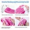 Body Scrubber Belt,Body Scrubber Brush,Silicone Face Scrubber Combination Combo, Super-Exfoliating & Lathering Body Scrubber, Shower Brush | BPA-F