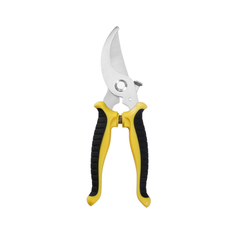 Heavy Duty Pruning Shears Stainless Steel Garden Scissors Fruit Tree Bonsai Trimmer Ergonomic Non-Slip Grip Plant Care Tools