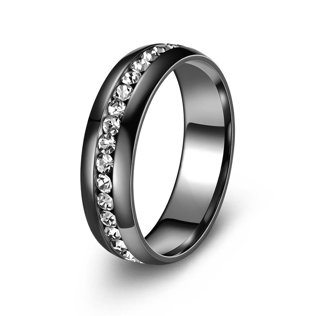 Fashionable Single Row Rings, European and American Hand-made Trinkets