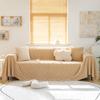 Simple Checkerboard Sofa Cover Cloth Full Cover Sofa Cover Winter Plush Sofa Cover Full-Cover Solid Color Sofa Cover