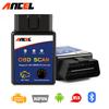 ANCEL ELM327 V1.5 Bluetooth OBD2 Scanner Strumento di diagnosi per auto Lettore di codici di errore del motore Mini adattatore OBDII ODB2 per Android