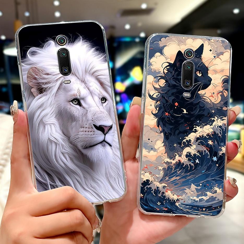 For Xiaomi Mi 9T Pro Case Colorful Flowers Painted Cover Soft Silicone Phone Case For Xiaomi Mi 9T Pro Mi9T Mi9TPro Fundas Coque