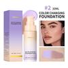 Xiaomi Color Changing Foundation 4 In 1 Moisturizing SPF 30+ Hydrating Color Longwearing Waterproof Travel Coverage Makeup Base