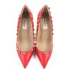 Ausgezeichnete Valentino Garavani Pumps Rockstuds Rotes Leder Damen 36 SW2S0A04 Gebraucht