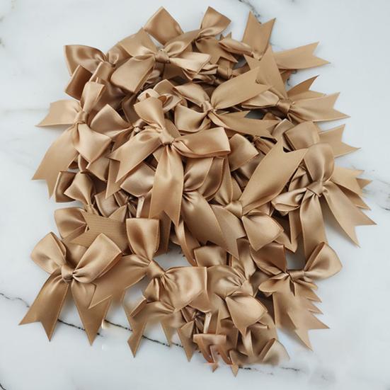 50 Adet Saten Kurdele Fiyonklar 3.3" El Sanatları Fiyonkları Hediye Paketleme Düğün Dekoru Dikiş Scrapbooking DIY El Sanatları Saç Aksesuarları