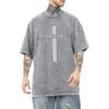 Men's Printed Round Neck T-shirt  Casual Sports Short Sleeved Shirt