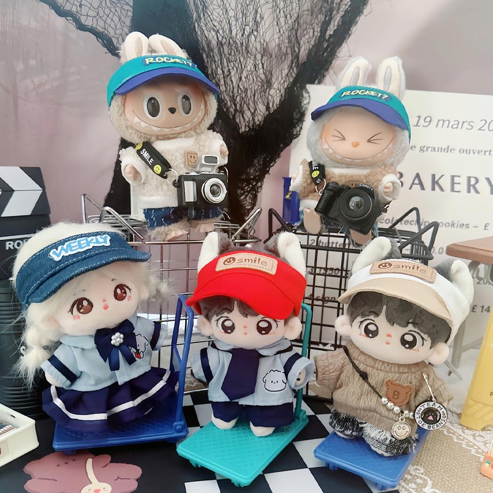 

Кукольная шляпа для кукольного домика миниатюрная 17 см Labubu Color Match Hat Kawaii милые аксессуары для кукол детские игрушки для девочек 02#