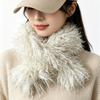 Solid Color Women's Scarf Thicken Winter Scarf Soft Imitation Wool Scarf  Winter
