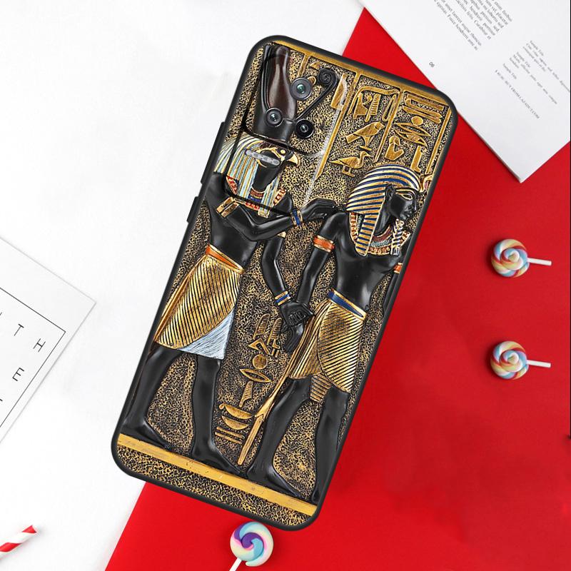 Egypt Pharaoh Mural Cover For Xiaomi 13T 11T 12T 14T Pro 13 14 15 Ultra POCO X7 Pro X3 X5 X6 F5 F6 M6 Pro Case