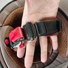 Samcos Hebilla Rápida para Casco de Motocicleta Bicicleta Kit de Repuesto Accesorio para Fijación de Casco Correa de Barbilla, Fácil de Instalar y Quitar