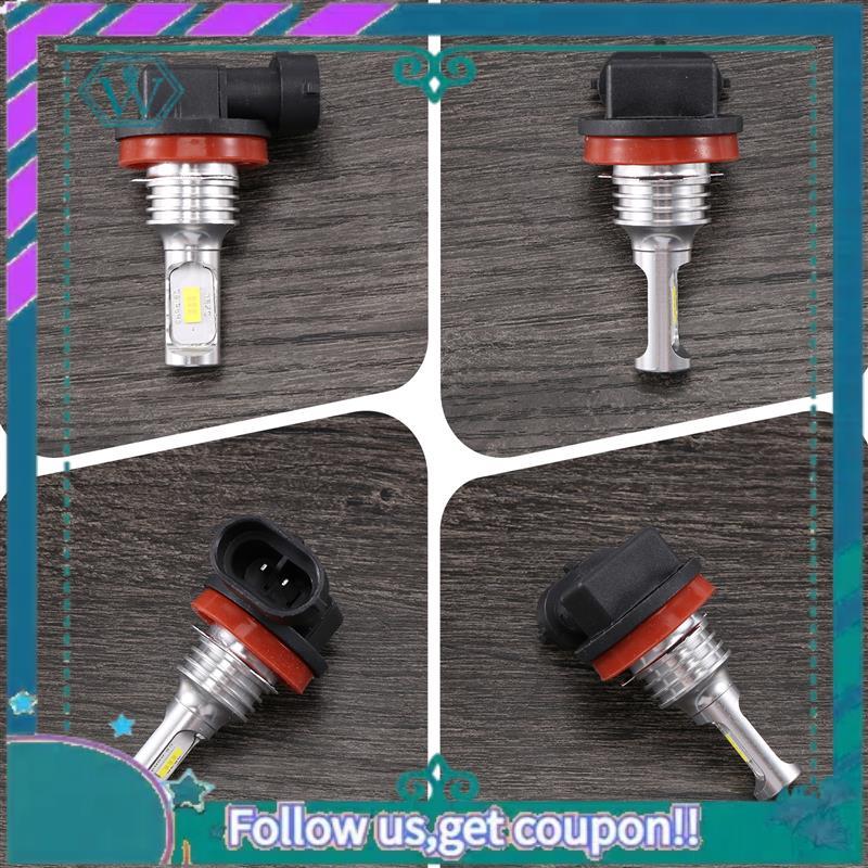AA92-Super Bright H8 H9 H11 LED Headlight Bulb Kit HIGH/LOW Light 8000LM 8000K Ice Blue 80W