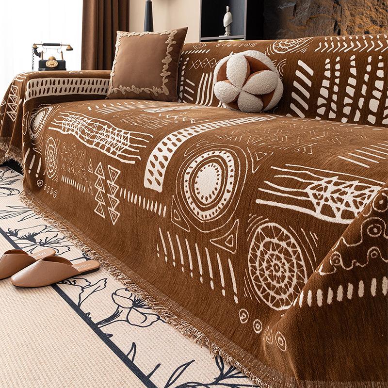 

Премиальная ткань для чехла дивана универсальна для всех сезонов, новое диванное полотенце, полный чехол для дивана, подушка для дивана 180 * 130cm single pack