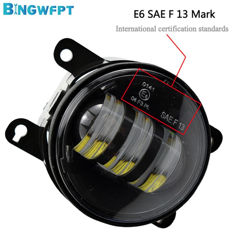 Aluminium For Suzuki Jimny FJ 1998 1999 2000 2001 2002 2003-2014 DRL LED 12V H11 Fog Lamp Assembly Fog Lights