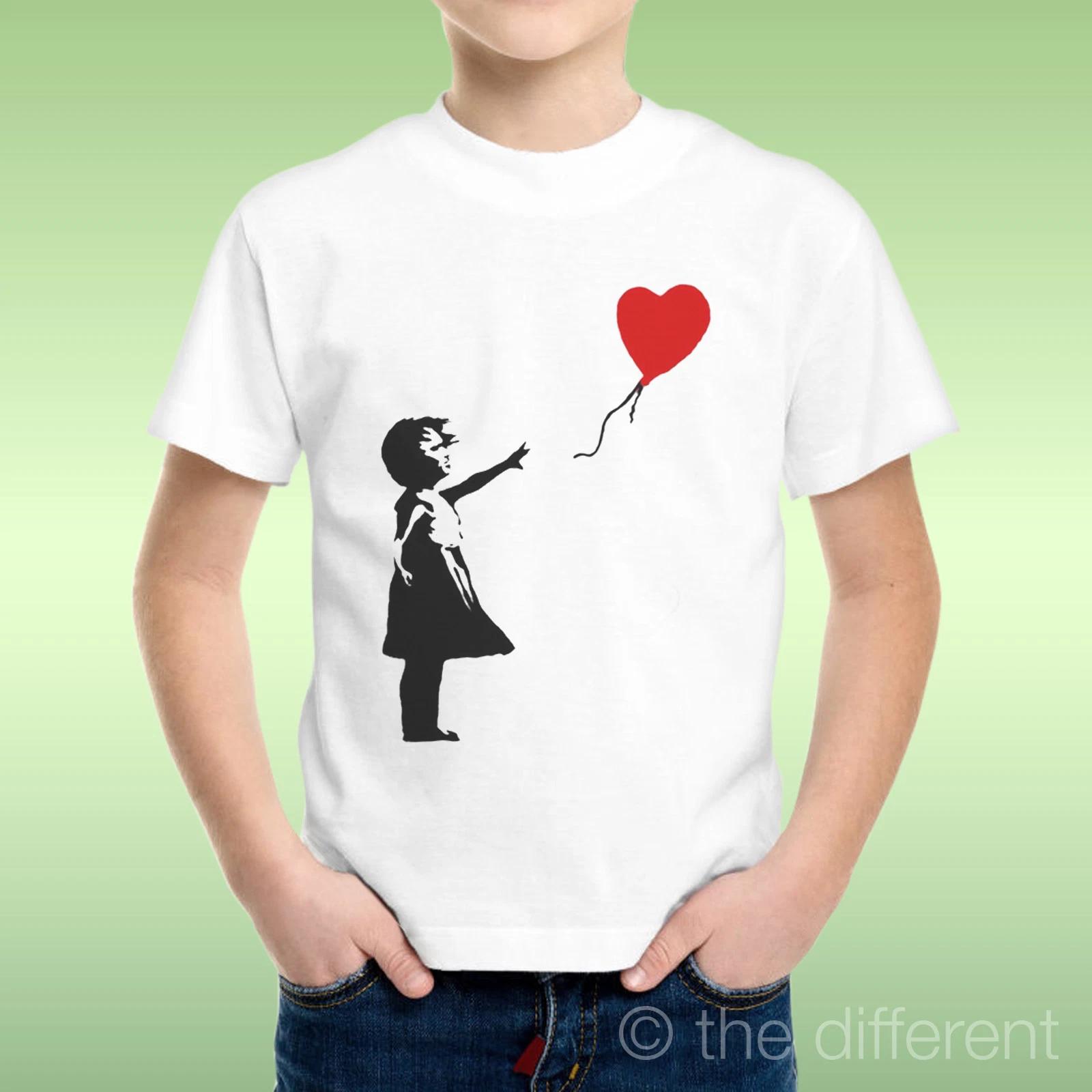 kids boys kids boys kids boys kids boys kids boys T-shirt Kids Heart Balloon Flies Gift Idea 150