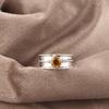 Citrine Gemstone Ring, Handmade Silver Jewelry, 925 Sterling Silver Dainty Ring, Women's Jewelry Gift For Her