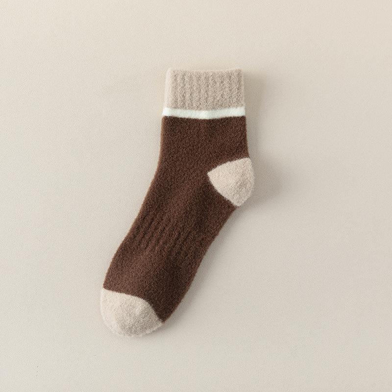 Men's Woolen Thickened Mid-calf Socks for Winter, Suitable for Sports, Sweat-absorbing and Odor-resistant, Autumn-winter Long Socks