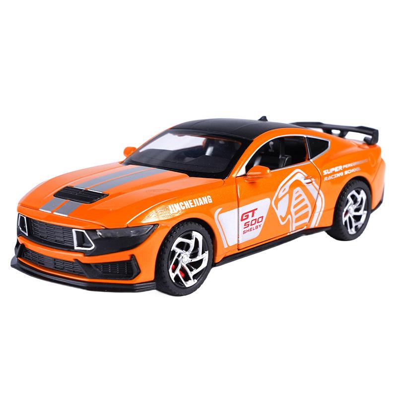 1/32 Ford Mustang GT500 alloy model, cool sound and light, exquisite desktop ornaments, the best collection for car model enthusiasts