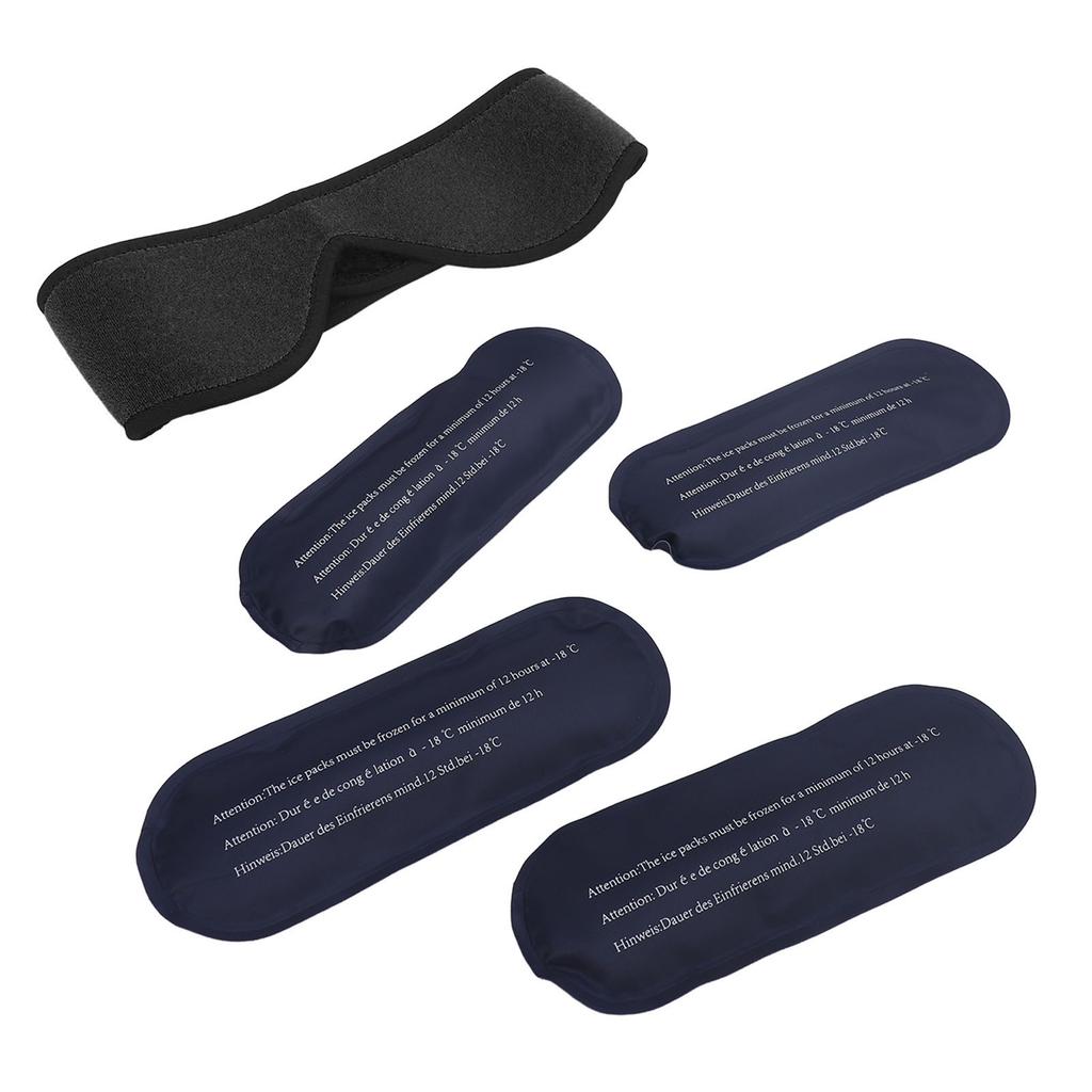 Face Ice Pack Professional Relieve Muscle Fatigue Swelling Relief Hot and Cold Compress Ice Pack Wrap for Jaw Chin Dental
