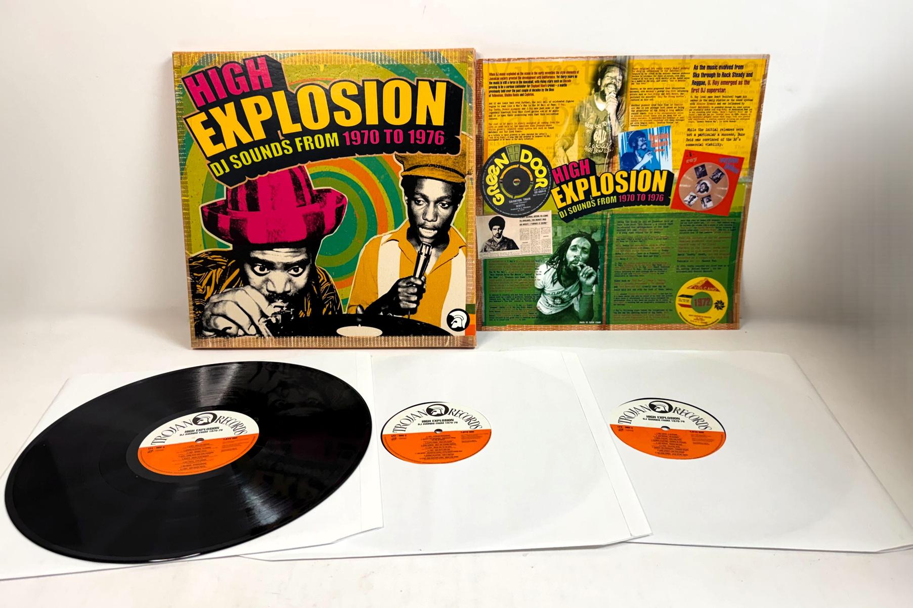 

LP Record VARIOUS High Explosion Dj Sounds From 1970 TJFTV085 TROJAN 2003 Europe Reggae Ska Dub Used